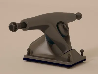 Longboard suspension 3D model