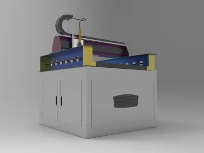 Plasma Cutting Machine 3D model