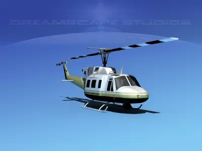 Bell 212 Maricopa County Sheriff 3D model