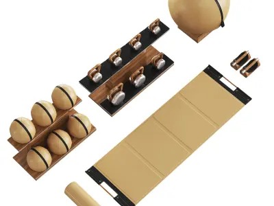 PENT luxury fitness equipment part 4 3D model