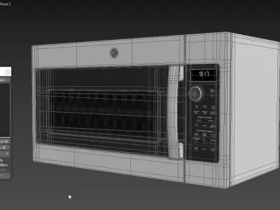 GE Profile Microwave Oven PVM9179SRSS 3D model