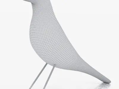 Eames House Bird Figurine 3D model