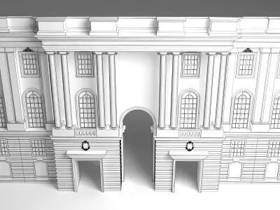 Palace Facade 3D model