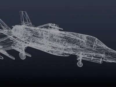 F-35 Lightning II Low-poly 3D model
