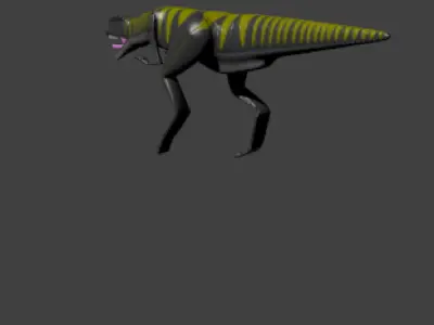 Dilophosaurus Male 3D model
