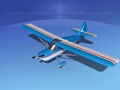 Bellanca Citabria 7KC V08 3D model