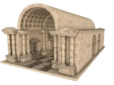 Ancient Greek Interior 3D model