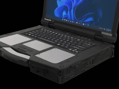 Rugged Panasonic Toughbook-40 Laptop 3D model