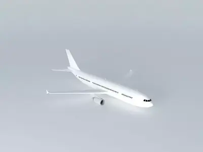 Template Airbus A300 600  Free 3D model
