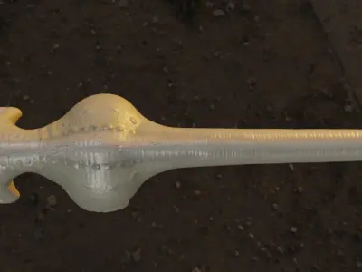 Female velociraptor 3D model