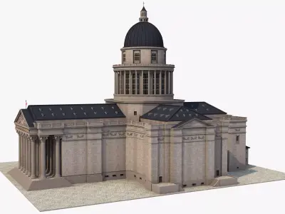 French Pantheon 3D model
