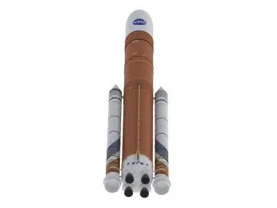 SLS Block 1B Cargo Rocket  3D model