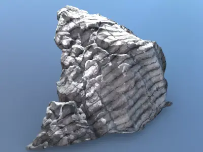 Eldritch Rock 1  Low-poly 3D model