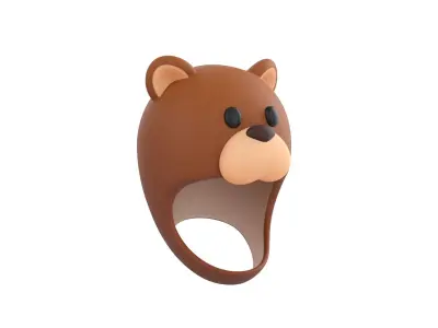 Prop070 Bear Hat 3D model