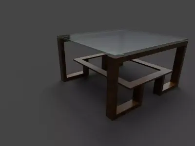 tea table  Free low-poly 3D model