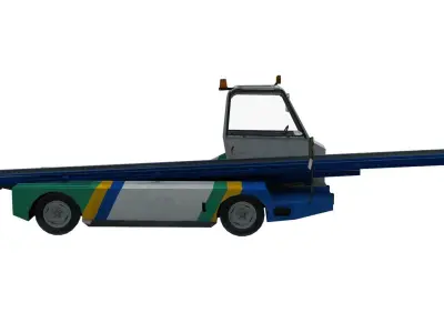 Lowpoly NBL Belt Loader Low-poly 3D model