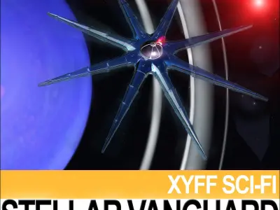 Stellar Vanguard Space Fighter  3D model