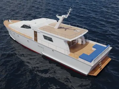 motoryacht 3D model