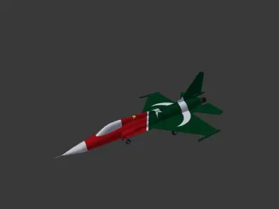 JF-17 Thunder 3D model