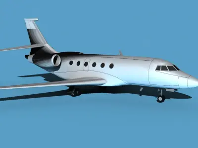 Dassault Falcon 2000 V04 3D model