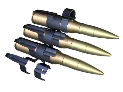 Ammunition Belt Free 3D model