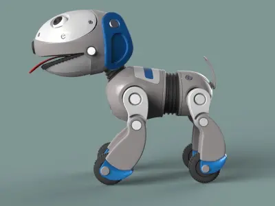 Robot Dog 3d model 3D model