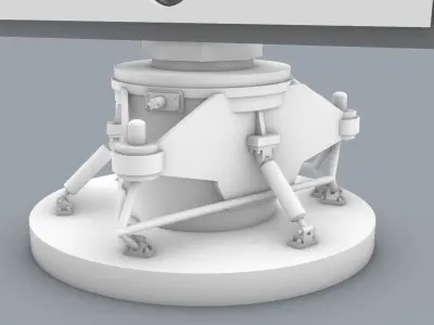 Thales NS 1000 Low-poly 3D model