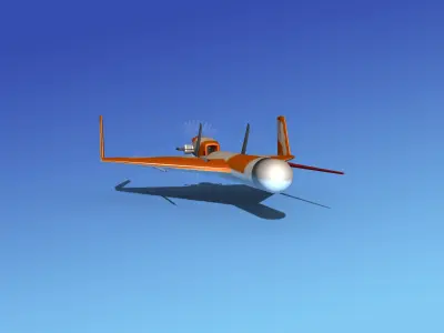 Harpy 1 UAV V01 3D model