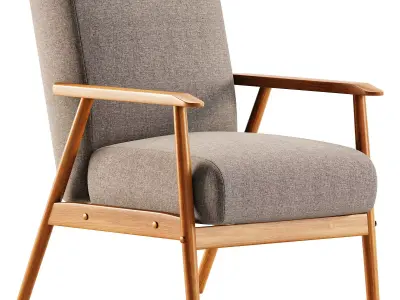 Oskar armchair 3D model