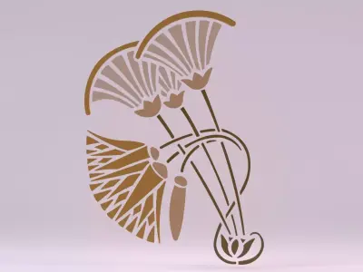 Egyptian Symbols - 032 Low-poly 3D model