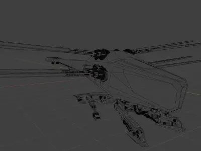 Dune Ornithopter 3D model