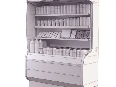 turbo air Commercial Refrigerator No-01 Low-poly 3D model