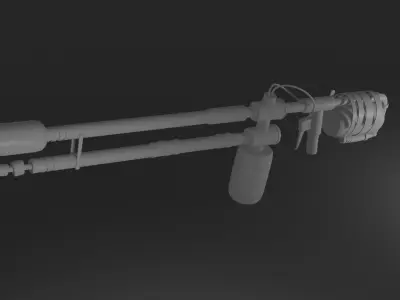 TLOU Framethrower Free 3D model