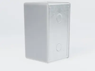 Enclosed Manual Motor Starter Switch Low-poly 3D model