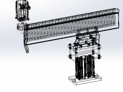 A vibrating disc for piping products 3D model