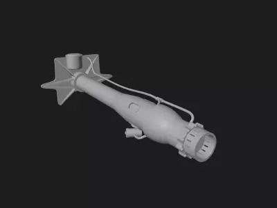 Walter HWK 109-509 Rocket Engine 3D print model