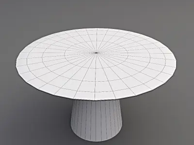 Sean Dix Drum Dining Table Free 3D model