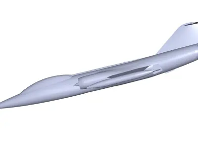 Lockheed XF-104 Starfighter 3D model