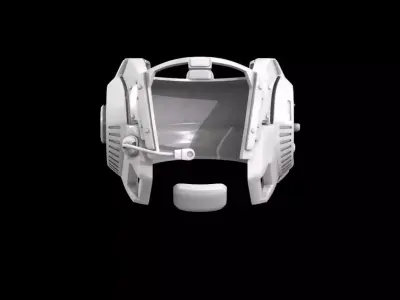 Star Wars Return of the Jedi B-wing pilote helmet 3D print model