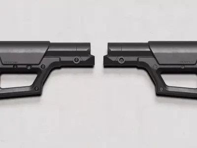 Magpul - PRS Lite Stock - Replica Low-poly 3D model