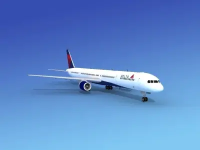 Boeing 757-300 Delta 4 3D model