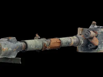 SCANS from Ukraine Military set 3 Low-poly 3D model