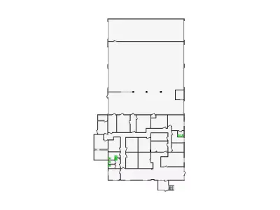 Commercial Interior Sketch - 9501-10000 SF - Xactimate 3D model