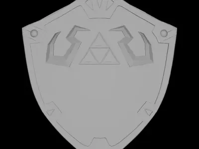 Hylian Shield - The Legend of Zelda 3D model