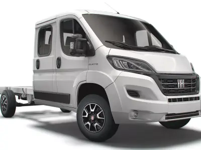 Fiat Ducato Chassis Truck Crew Cab 4035 WB 2022 3D model