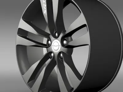 Chrysler 300 SRT8 Satin Vapor rim 3D model