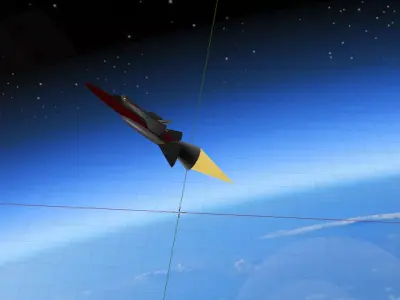 Rocket spacecraft Free 3D model