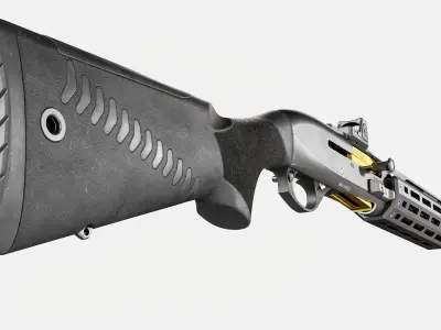 Agency Arms Benelli M2 12 Gauge Shotgun Low-poly 3D model