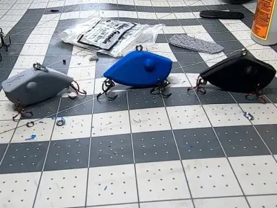 LIPLESS CRANKBAIT 2 INCH Free 3D print model