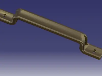 Simple handle Free 3D model
